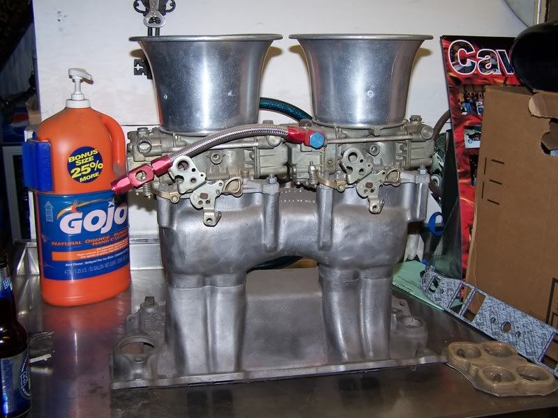 4bbl holley on 350 sbc/ leaking from top rail of carb The H.A.M.B.